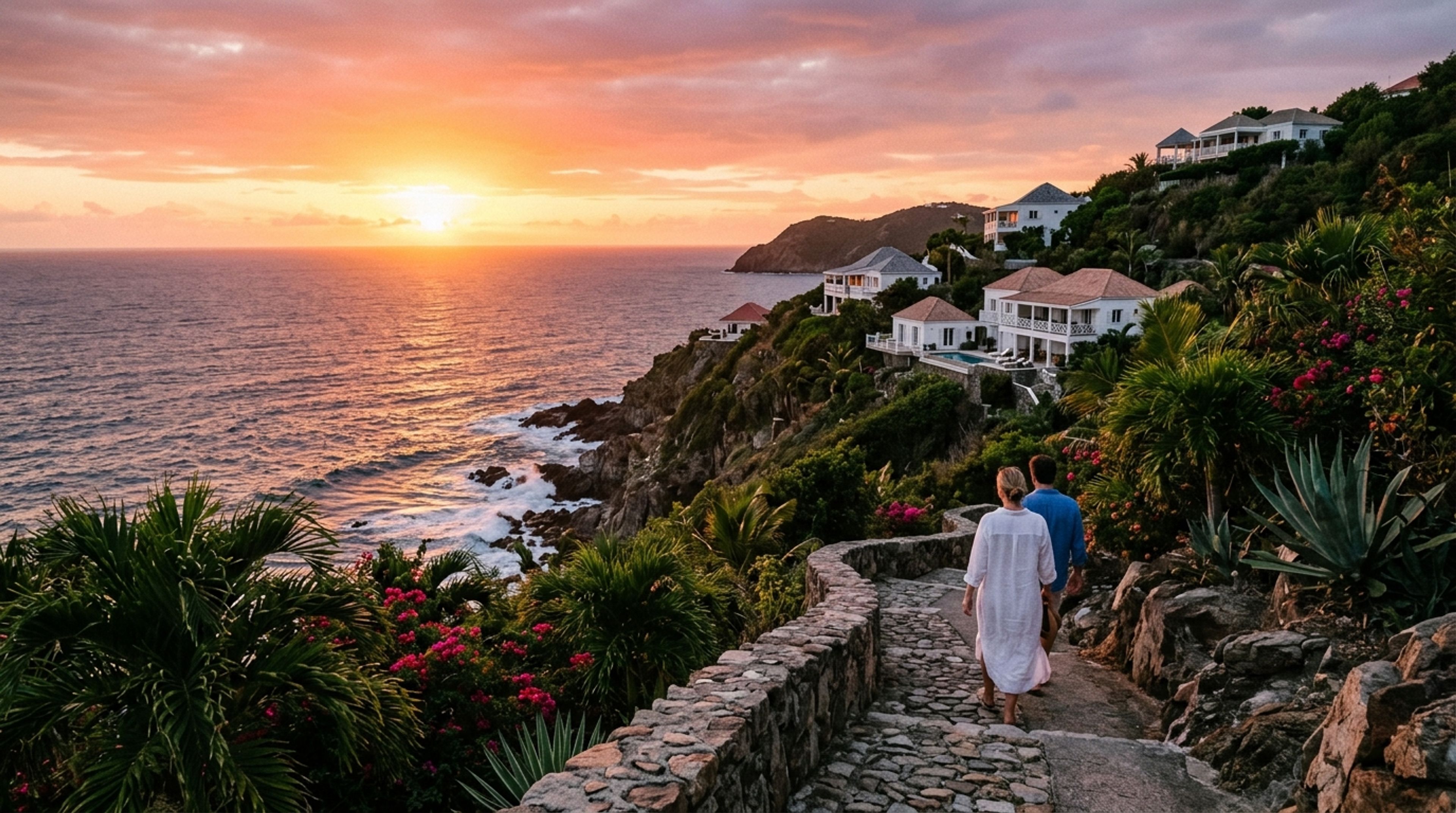 Pointe Milou : le quartier de Saint-Barth où les couchers de soleil s'embrasent face à l'Atlantique