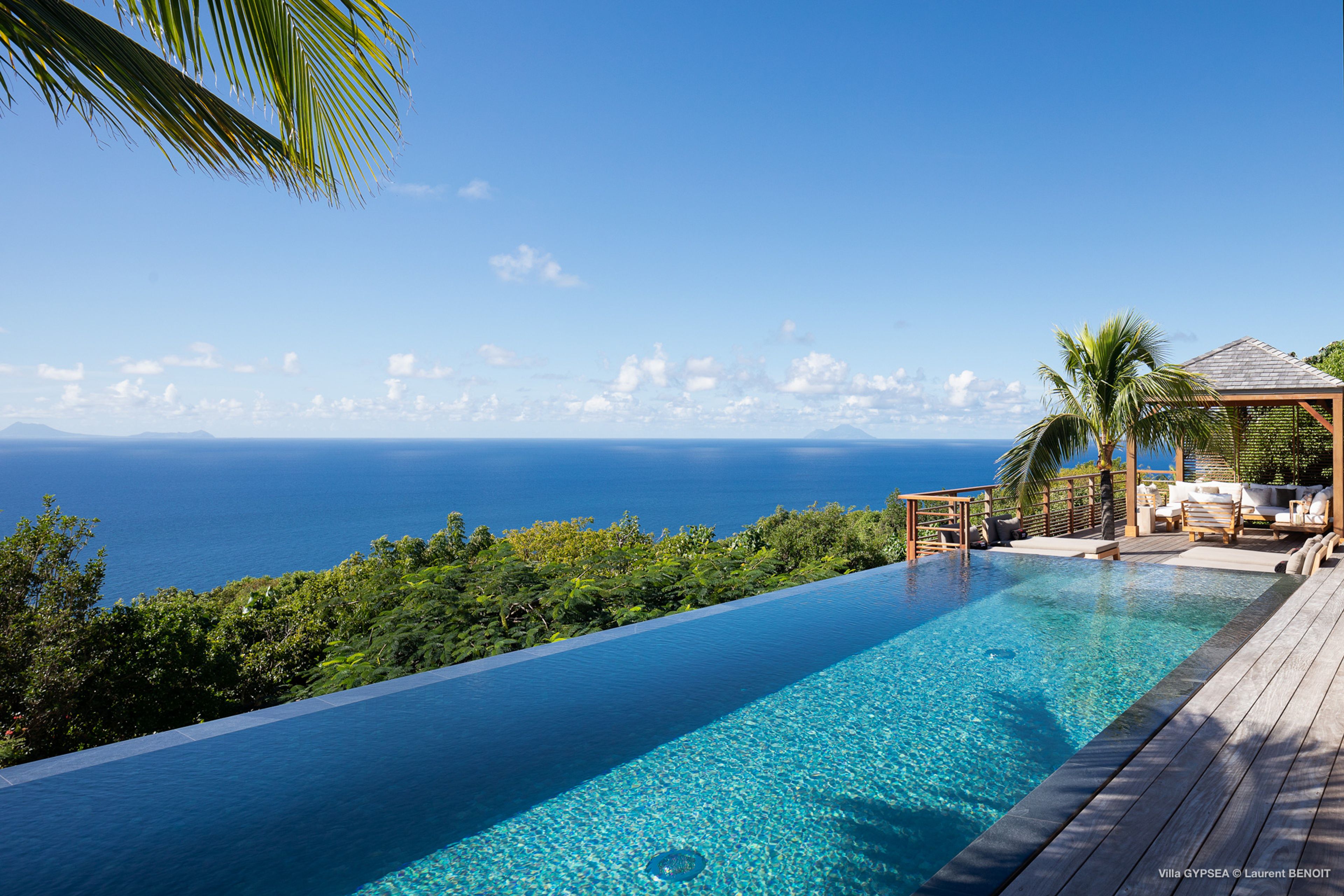 Main view of villa Gypsea in Gouverneur, St. Barts