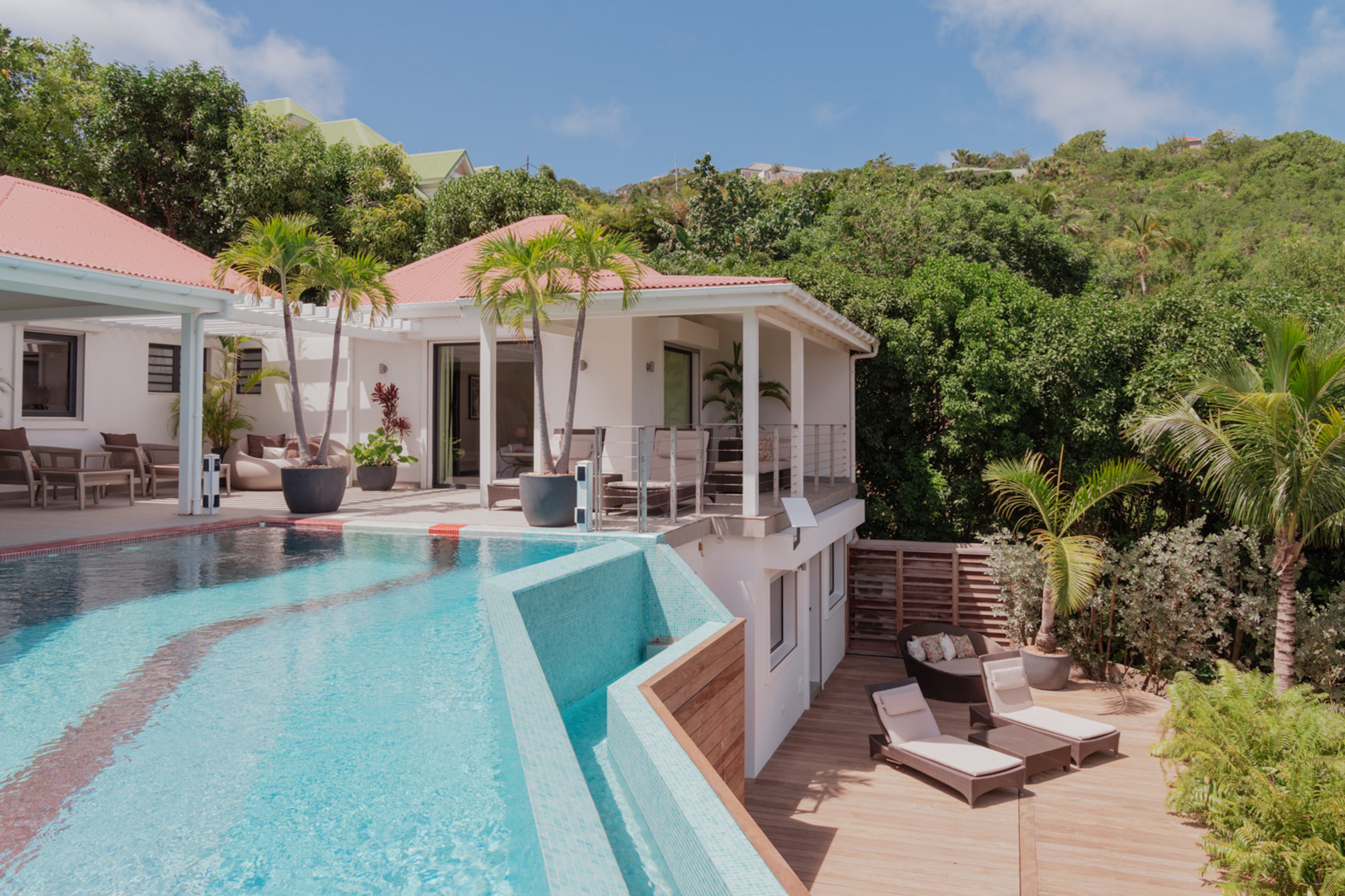 La Maison rouge — Villa de luxe à St Jean, Saint-Barthélemy