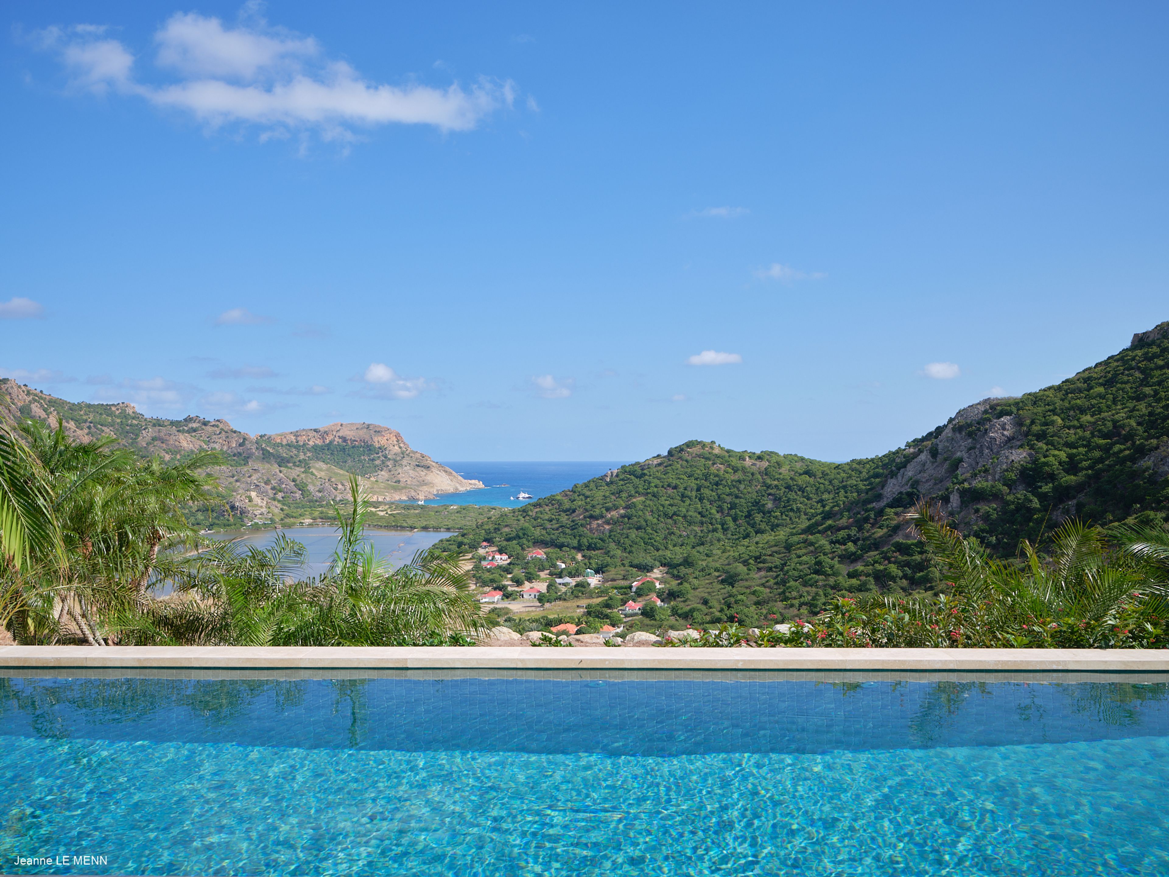 Main view of villa Saline Hills in Saline, St. Barts