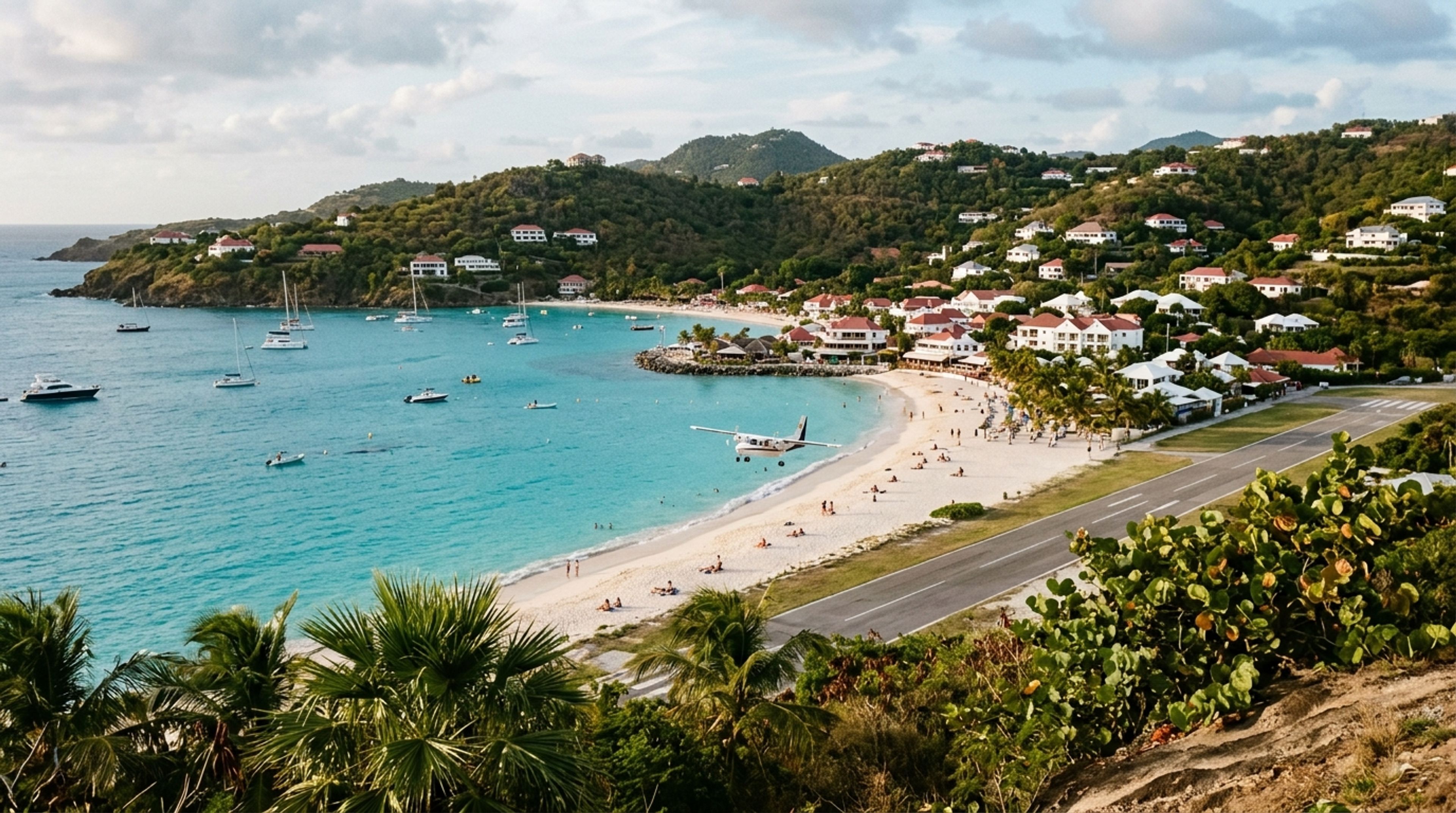 Saint-Jean : la plage, l'aéroport et les villas iconiques de Saint-Barth