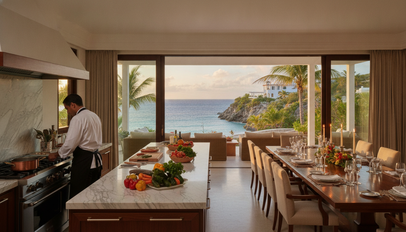 Chef privé à Saint-Barth : tout ce qu'il faut savoir avant de réserver