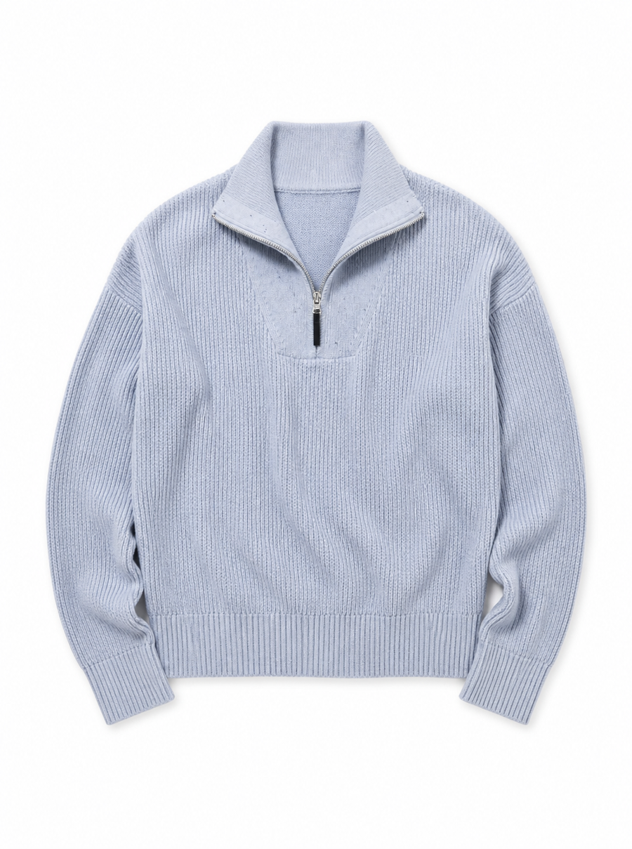 Speckled Quarter Zip