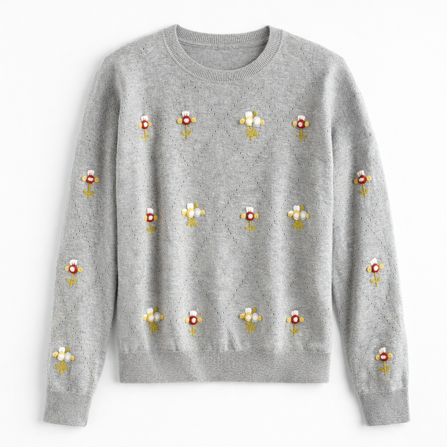 Floral Embroidered