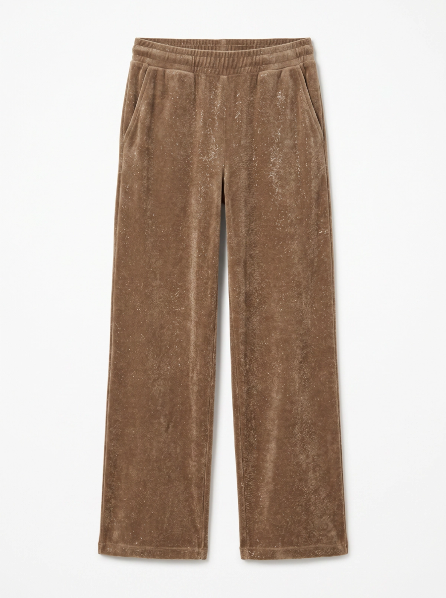 Brushed Wide Leg Pant
