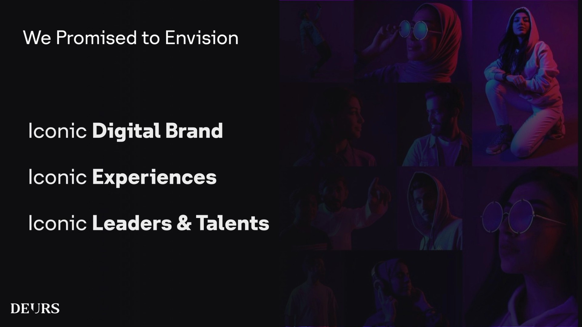 Iconic — brand, experiences, leaders & talents