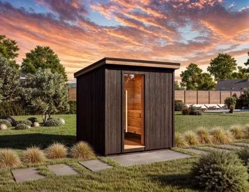 Lean To Sauna