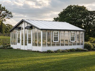 Double Wide Greenhouse