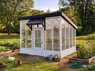 Lean-To Greenhouse