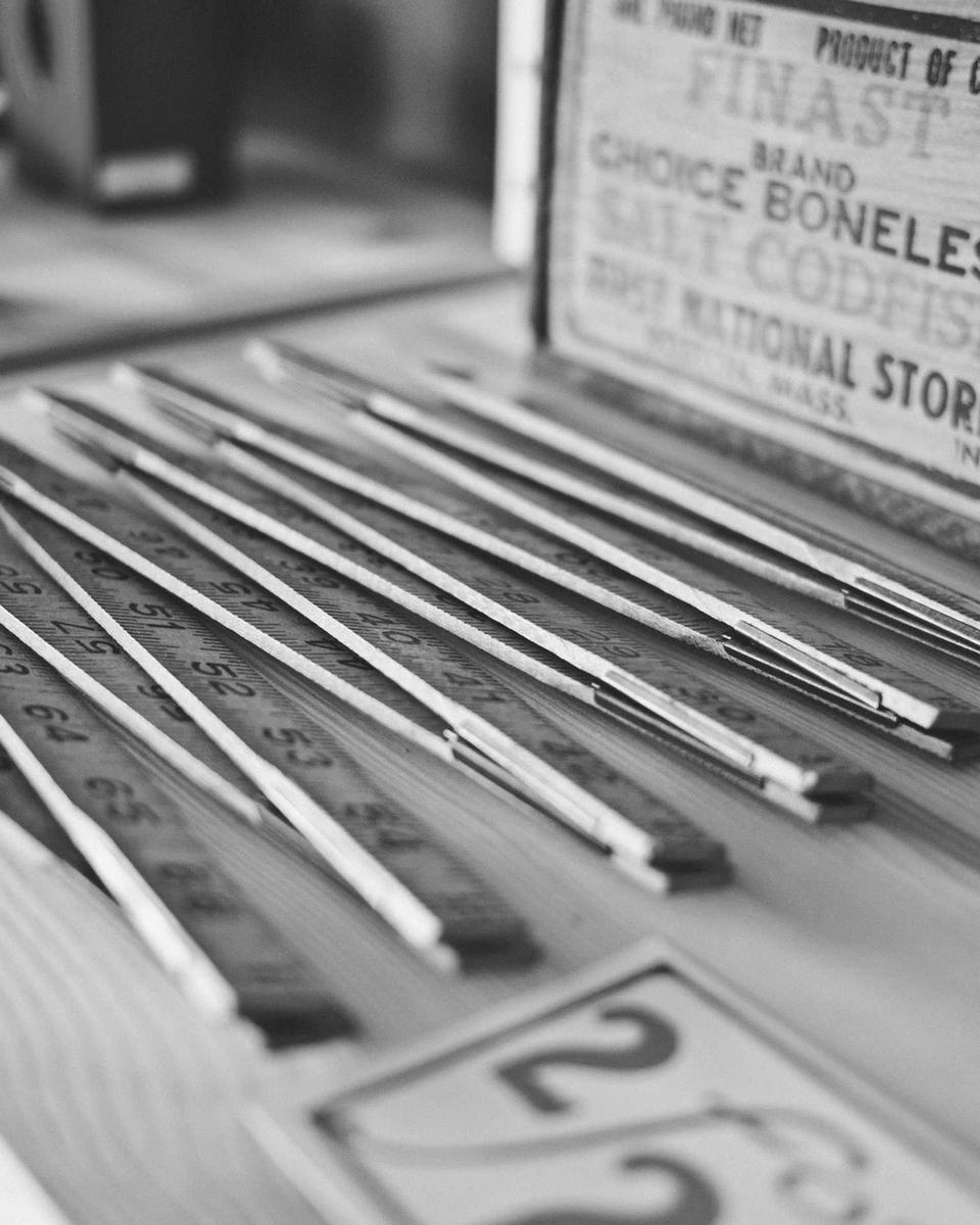 Selection of titanium piercing jewelry on a black tray