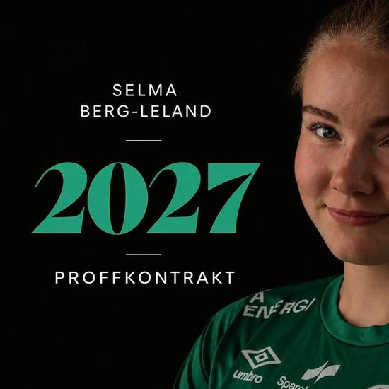 Selma Berg- Leland signerer sin første proffkontrakt