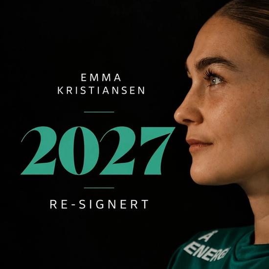 Emma Kristiansen klar for 2027- gir kapteinsbåndet videre