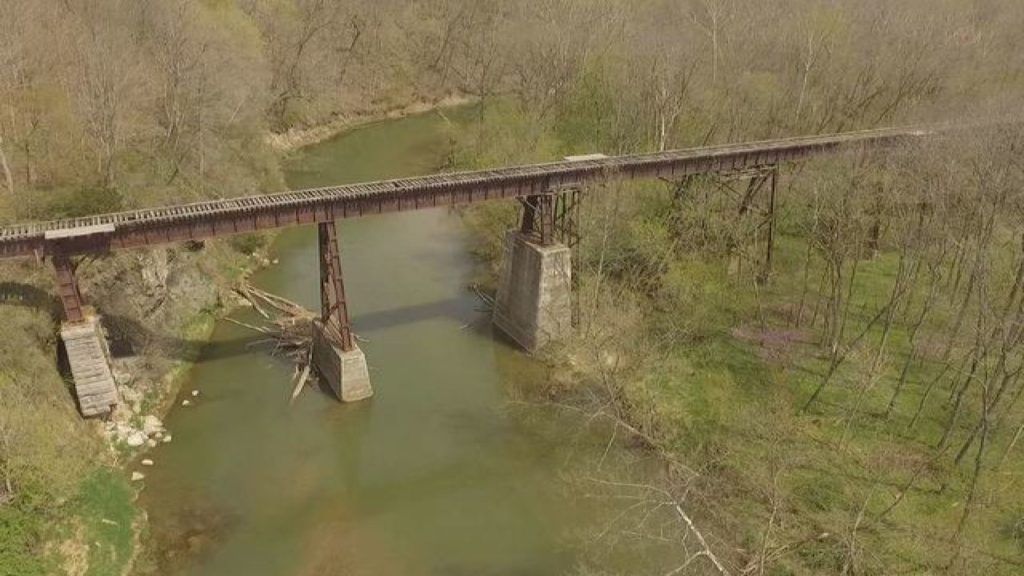 Monon High Bridge, Delphi, Indiana (RTV6 Indianapolis)