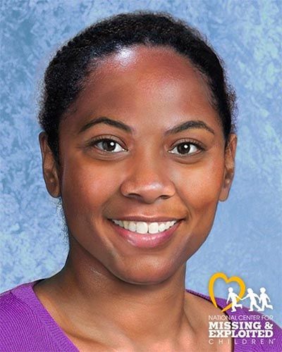An age-progressed photo of what Asha would look like today (fbi.gov)