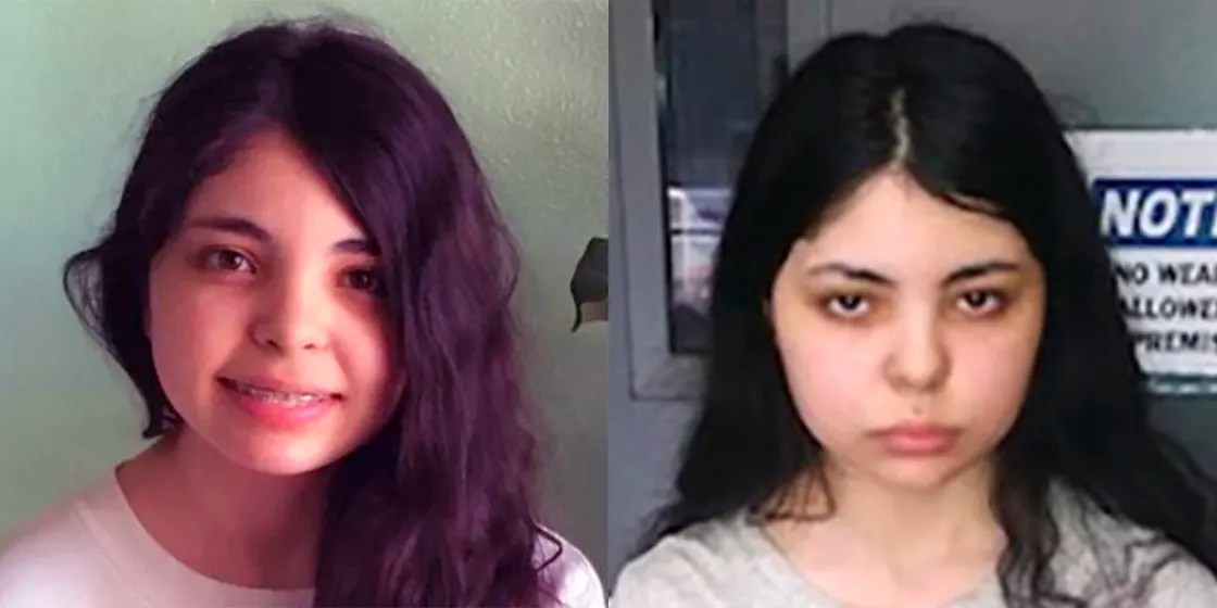 Alicia Navarro at the time of her disappearance (left) and a current photo (NBC NEWS)