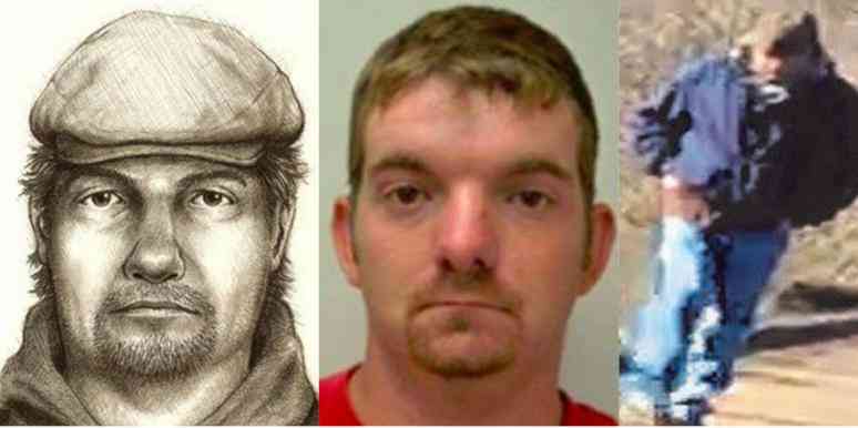 Daniel Nations (in the middle) compared to the police sketch (yahoo)