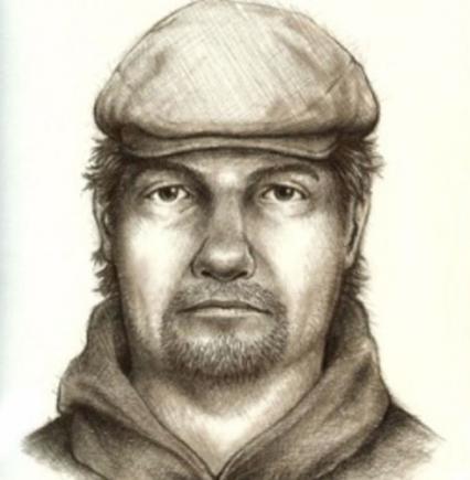 Original police sketch of the possible suspect (Inside Edition)