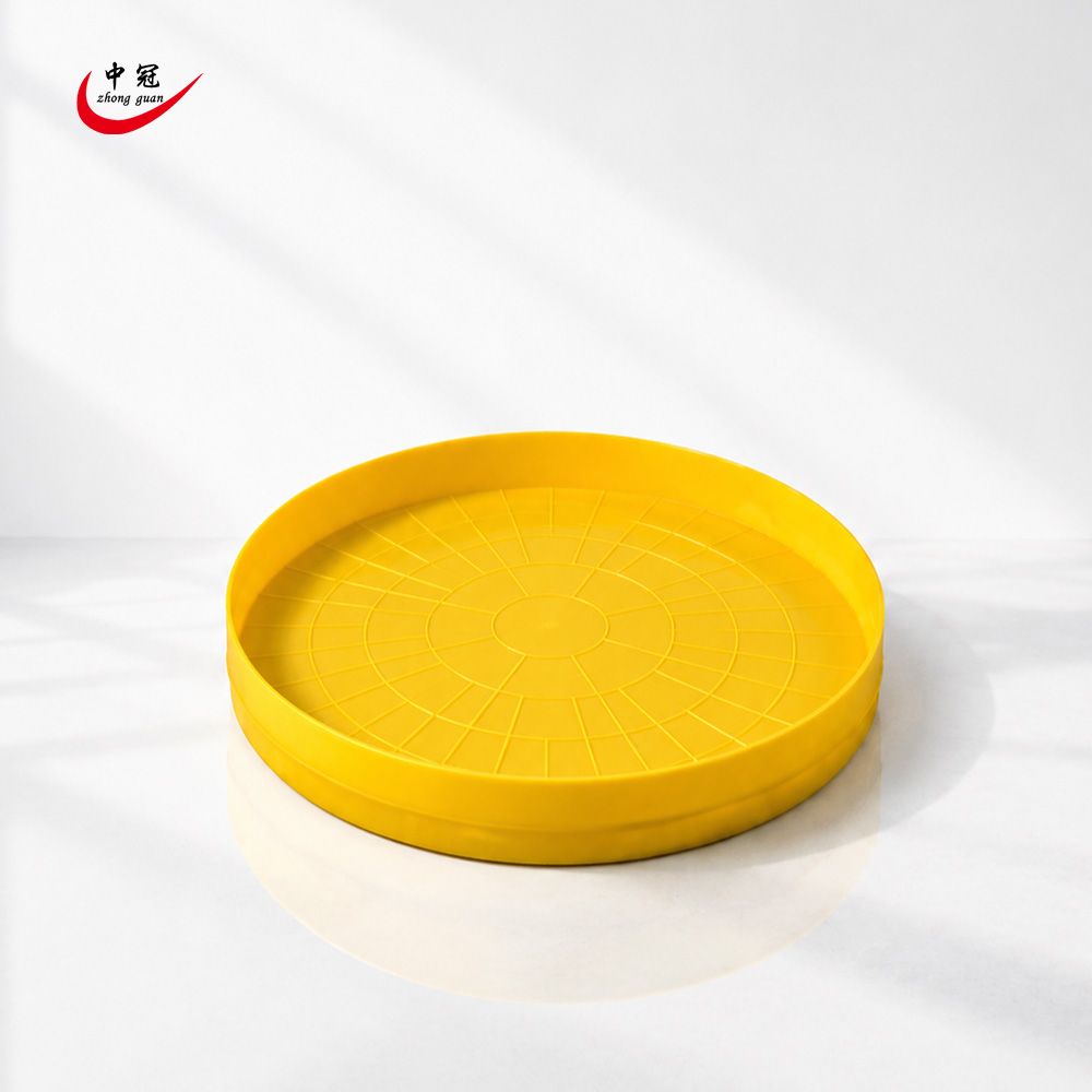Round feeding tray