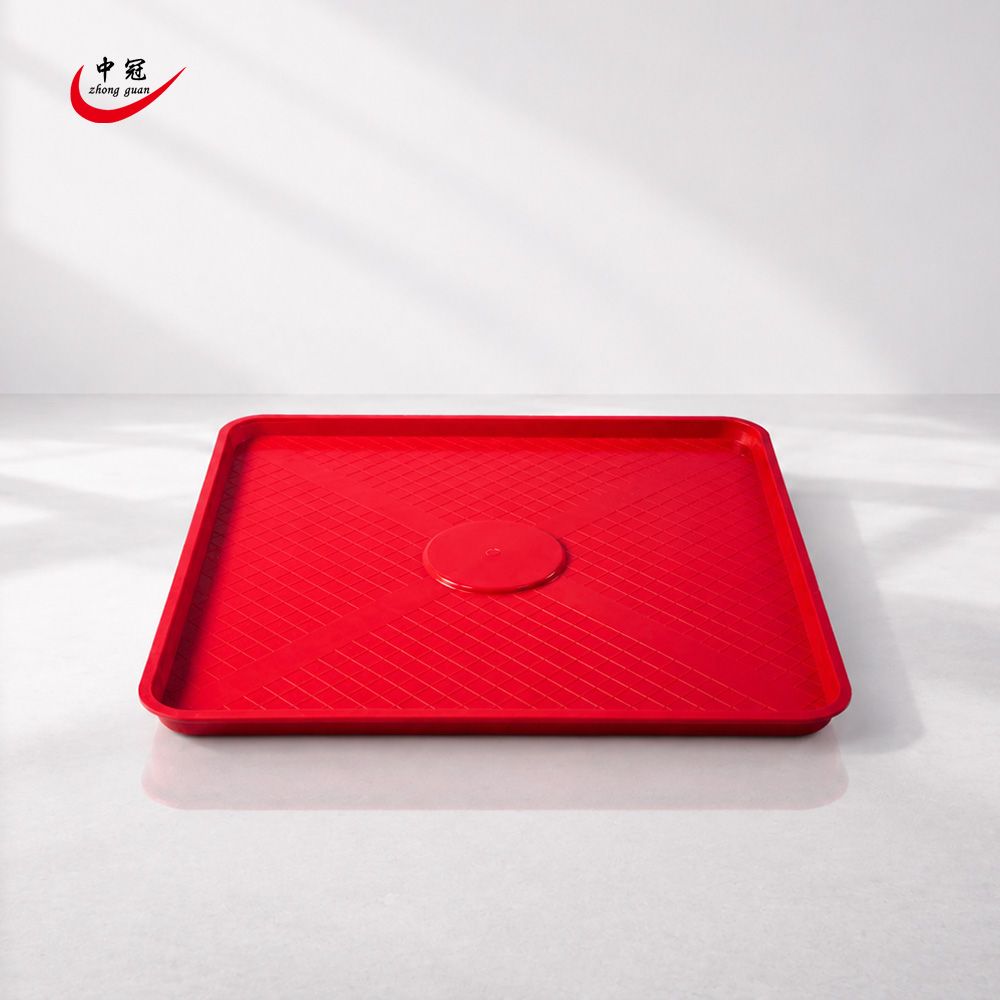 Square feeding tray
