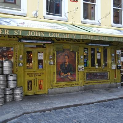 outside of an irish pub