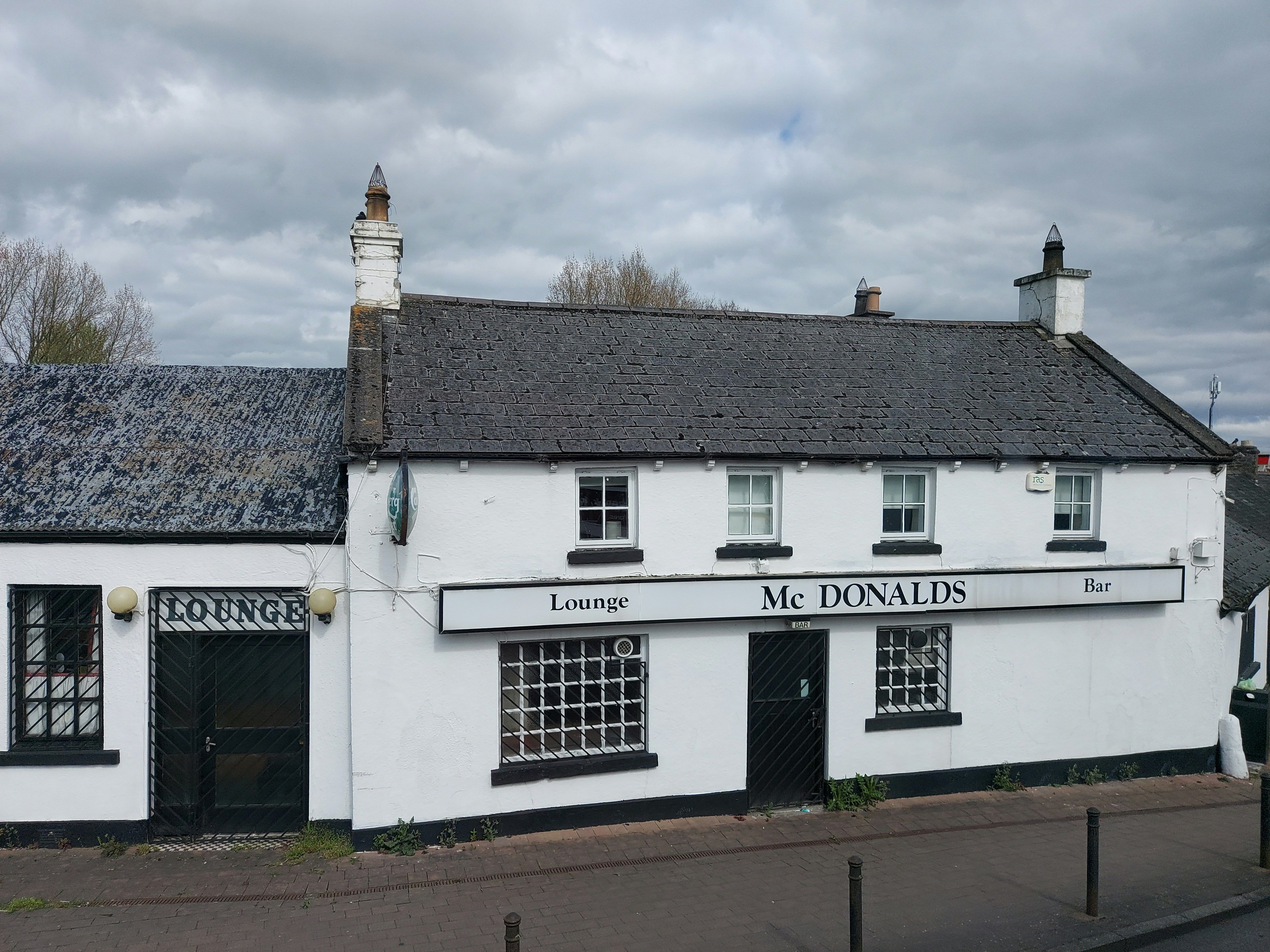 outside of a pub