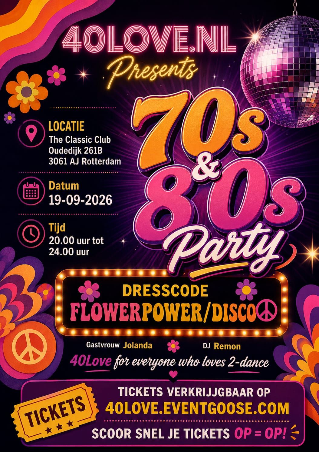 Next event flyer
