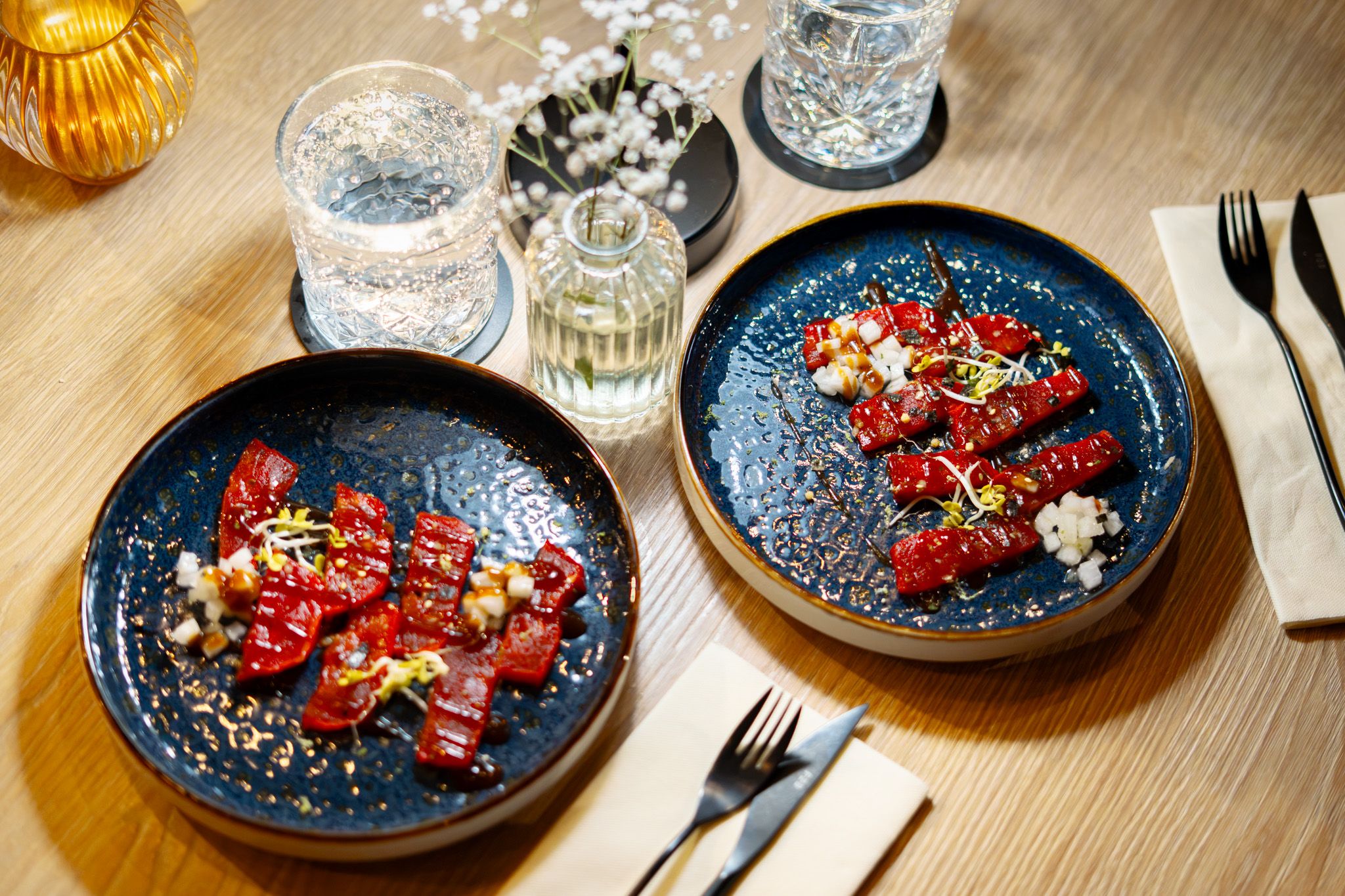 Sashimi van watermeloen