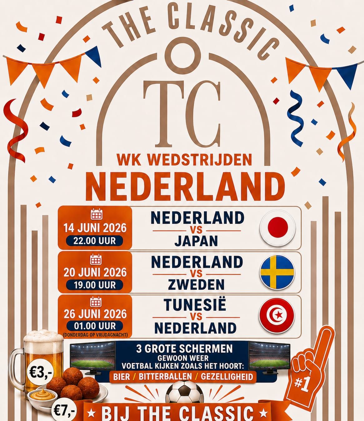 Volgende event flyer