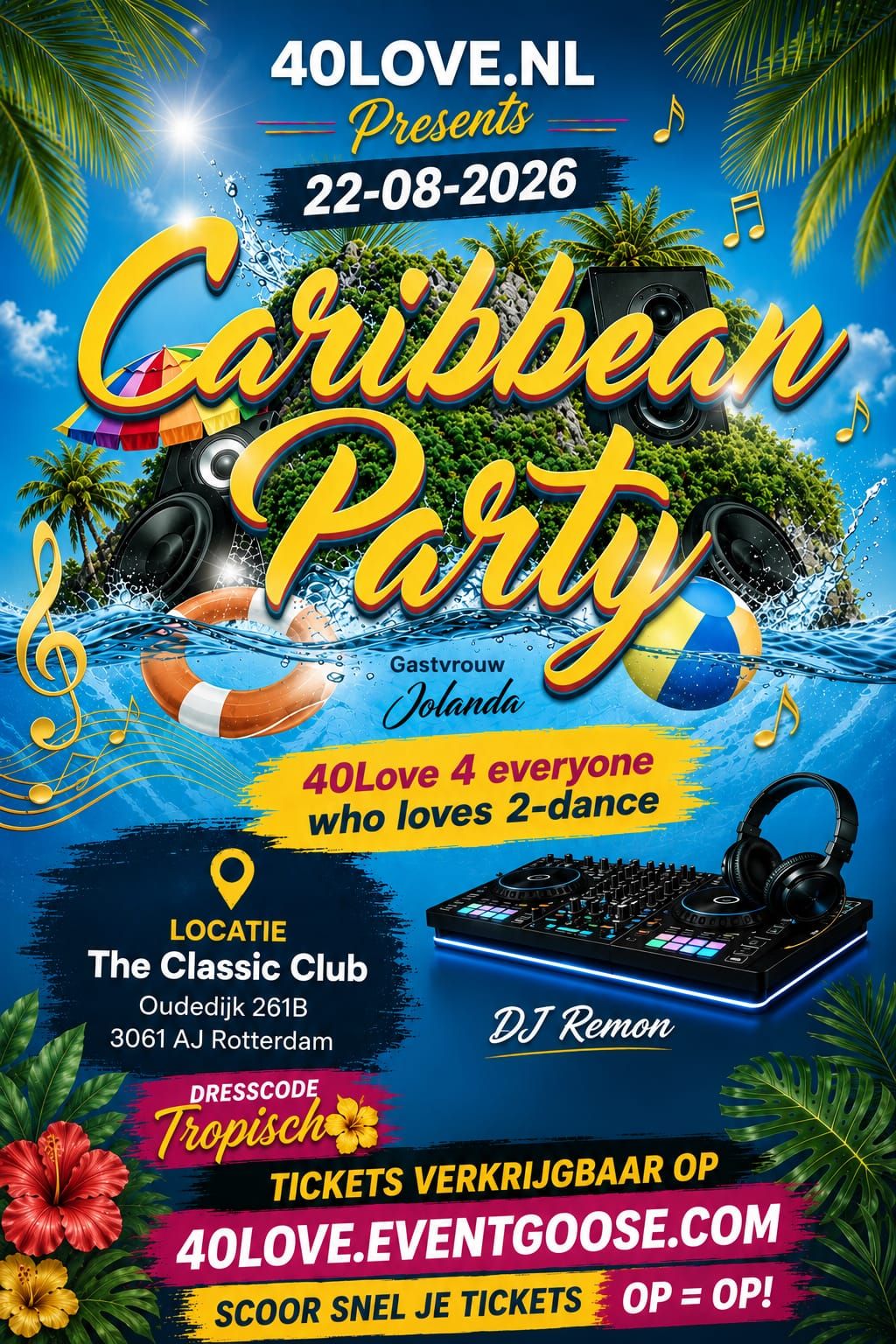 Next event flyer