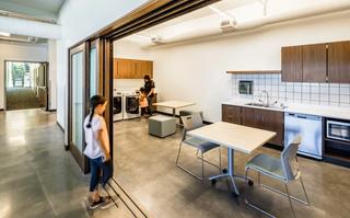 To help facilitate controlled interactions at Jim Tangeman Center between students and provide spaces for de-escalation, LSW Architects focused on designing a mixture of spaces that provide both privacy and acoustic separation.