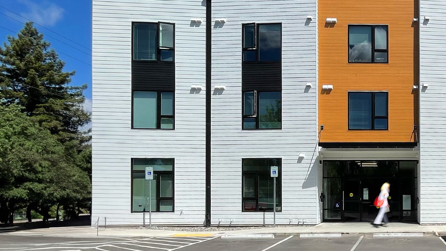 A digital render of the Allegro Pointe complex.