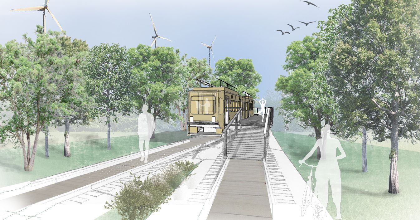 LSW and Shapiro Didway joined hands to design the Portland WYE concept for the MAX Reuse Design Challenge. 