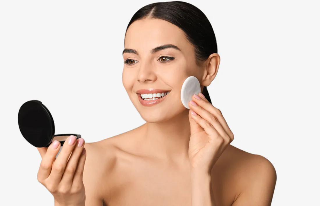 Over Powdering cakey makeup