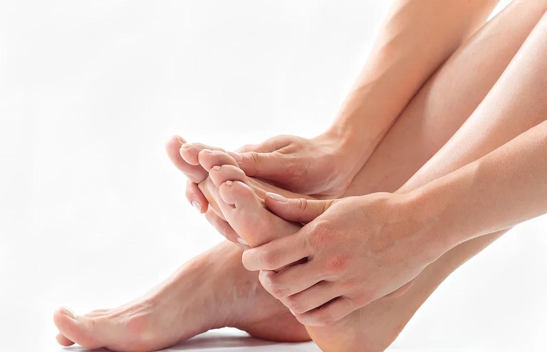 Pressure points for leg massage