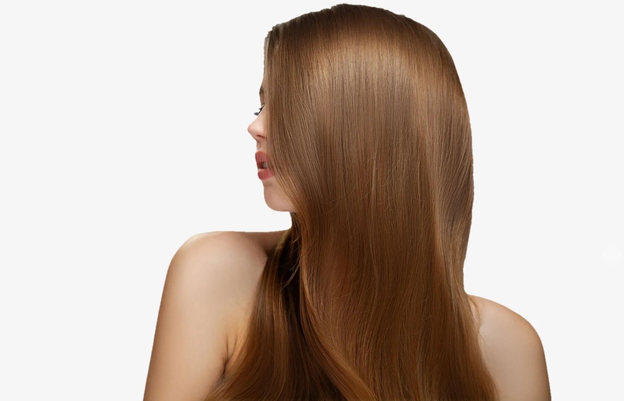 A woman with hair Rebonding