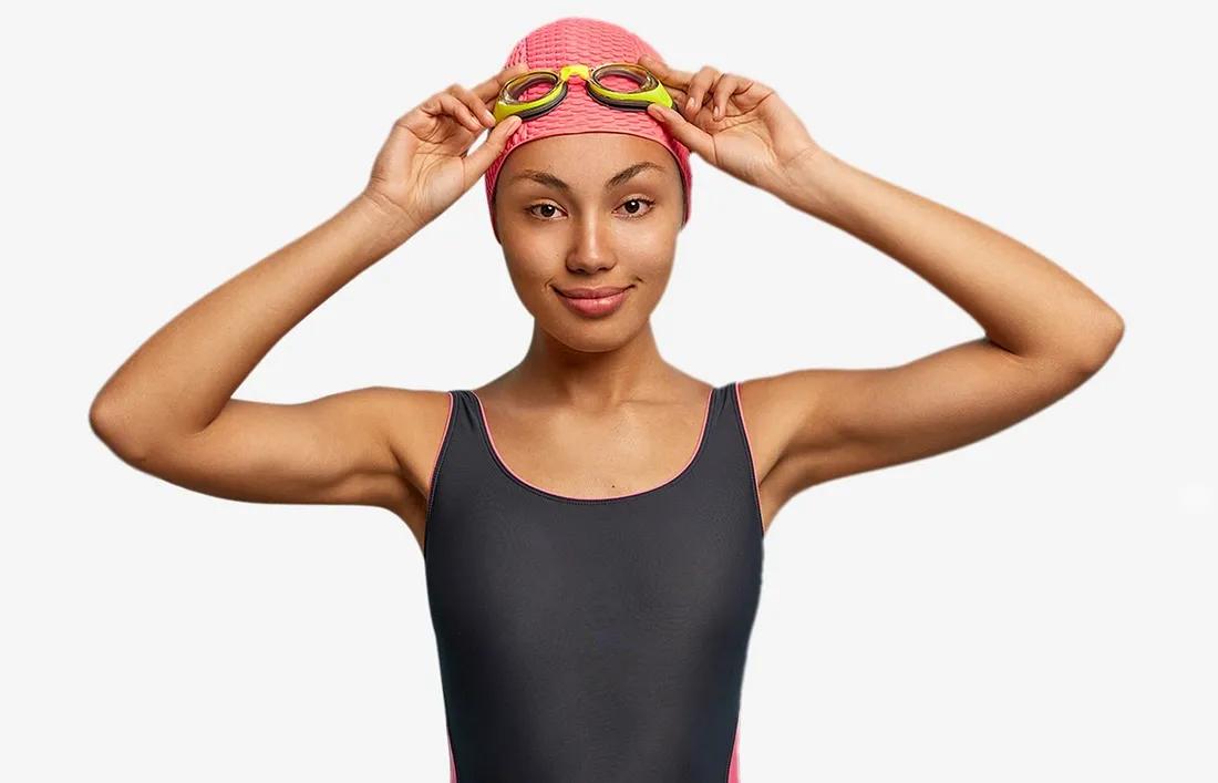 A girl in Swim Suit