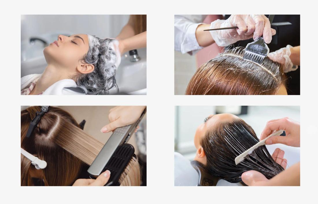 Step by step procedure to get straight hairs
