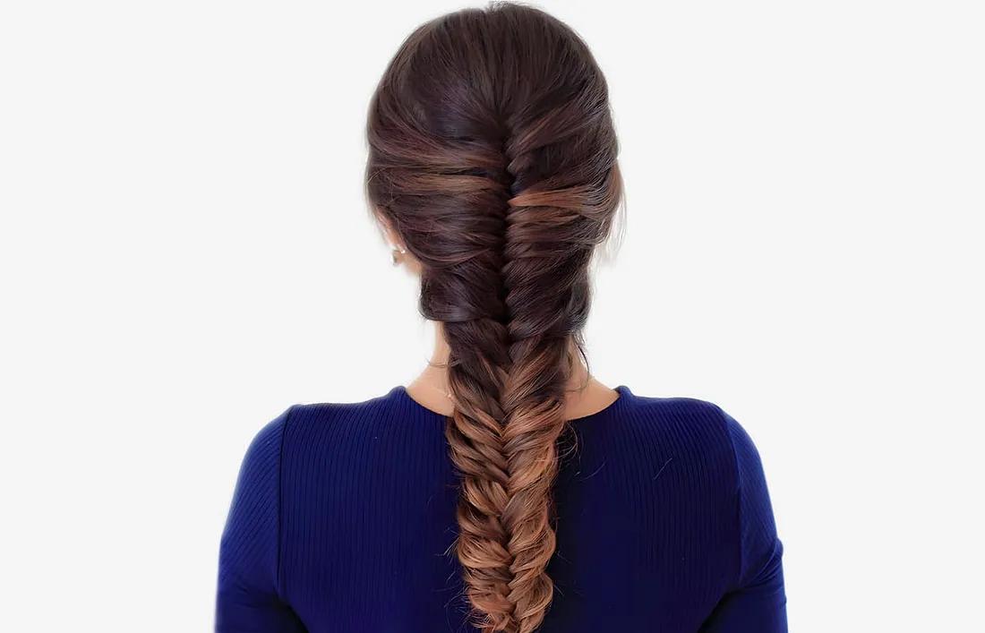Fish Tail bridal hairstyle