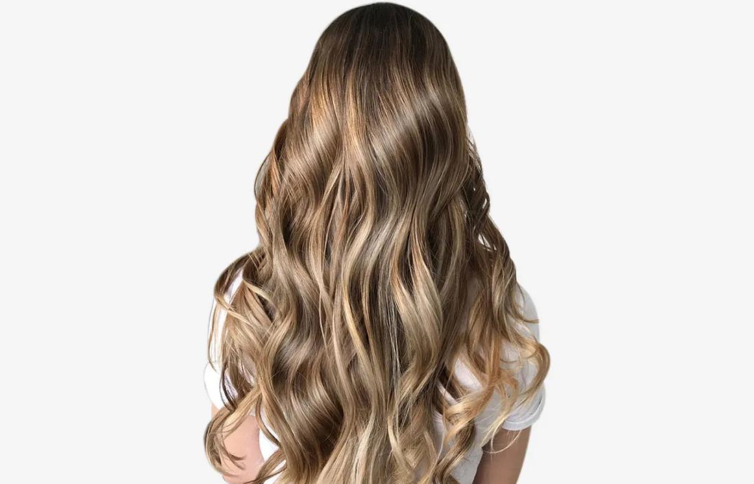 Romantic curls bridal hairstyle