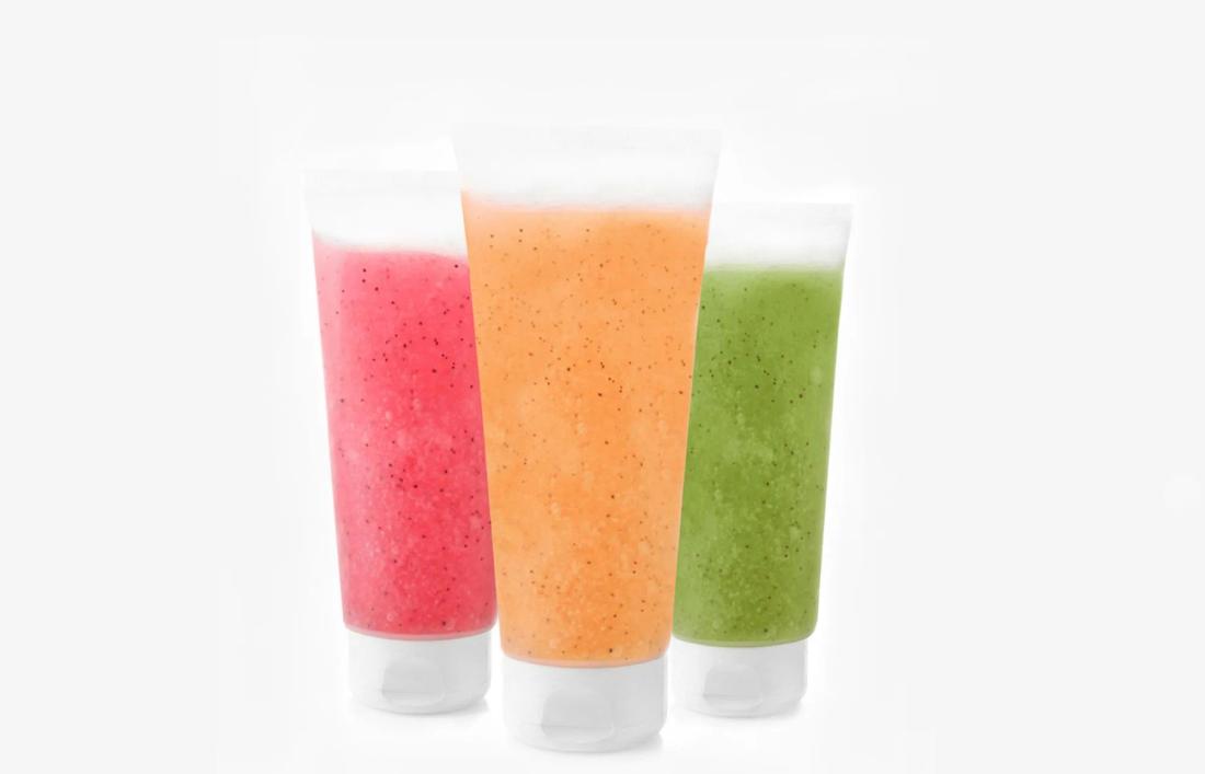 A picture of harsh facial products