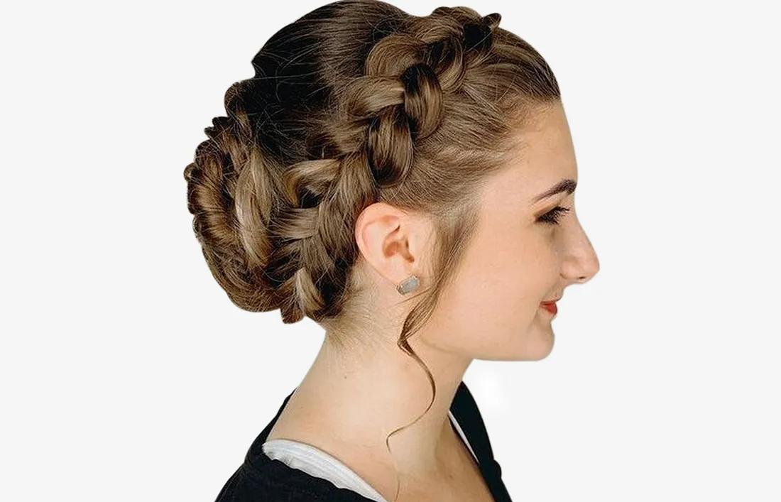 Princess bridal hairstyle