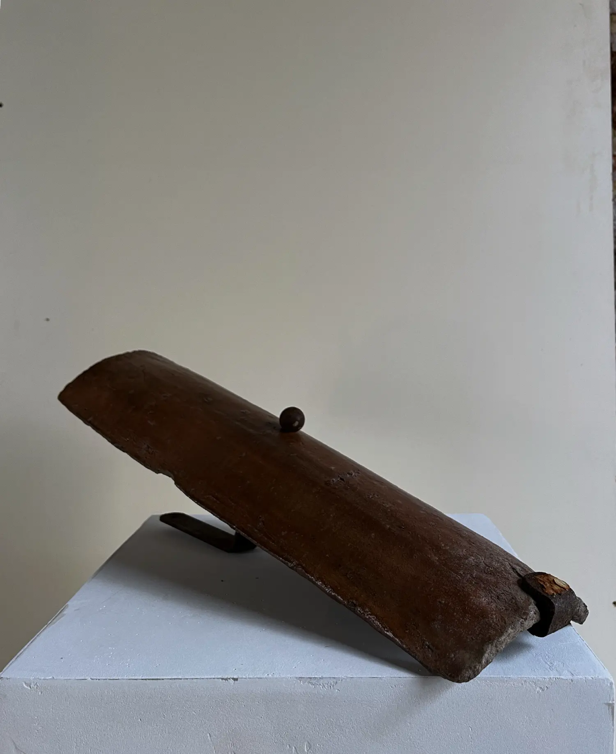Terracotta sconces, view 2