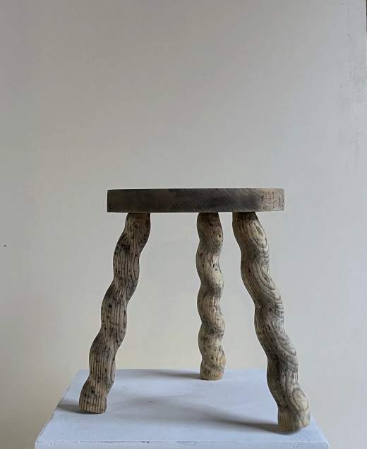 Wiggly three legged stool