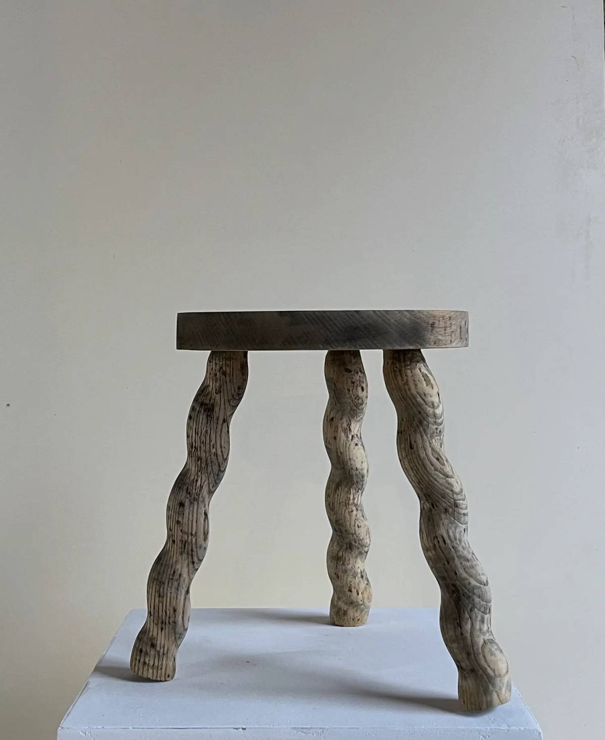 Wiggly three legged stool