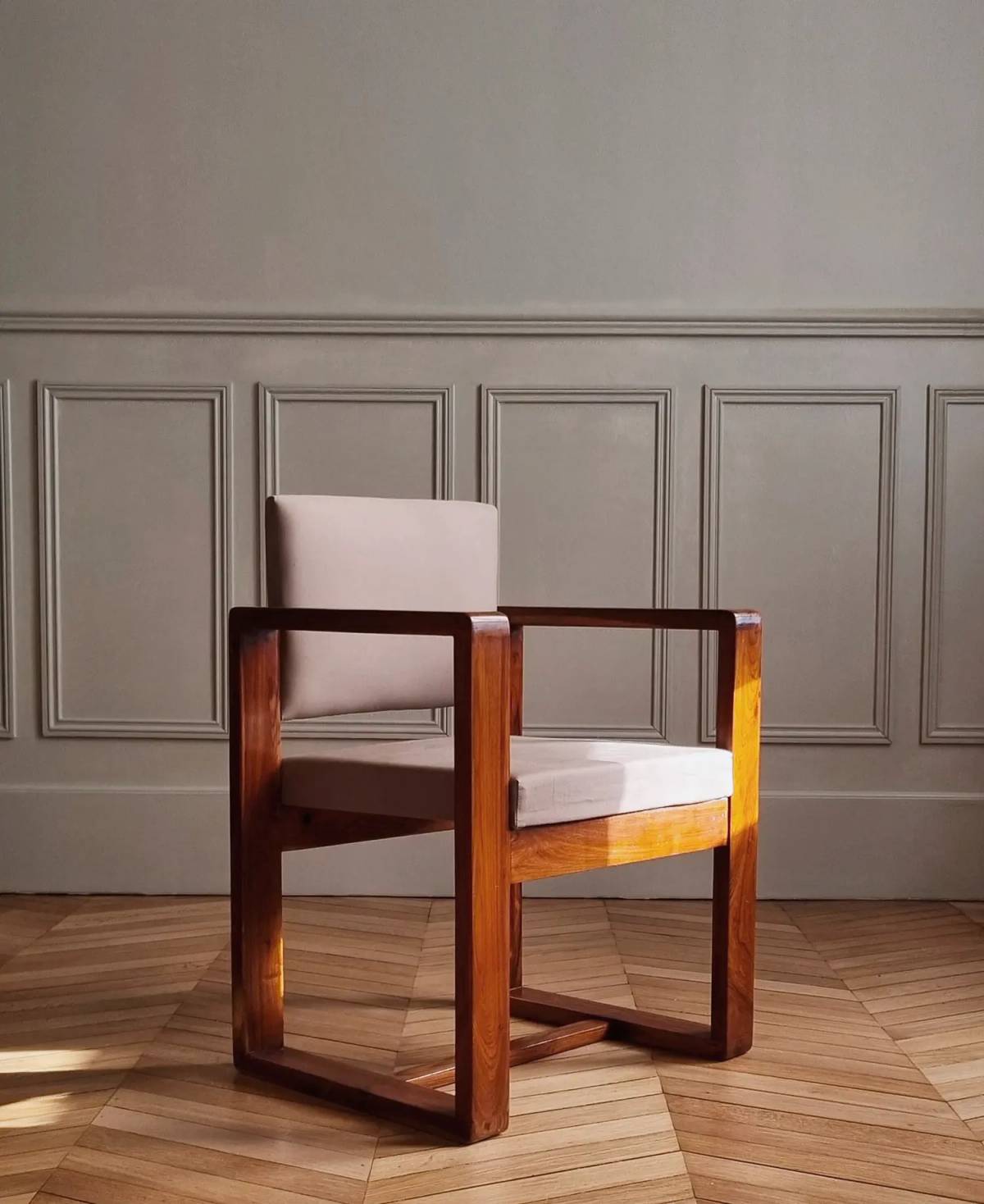 Pair of armchairs in the style of André Sornay