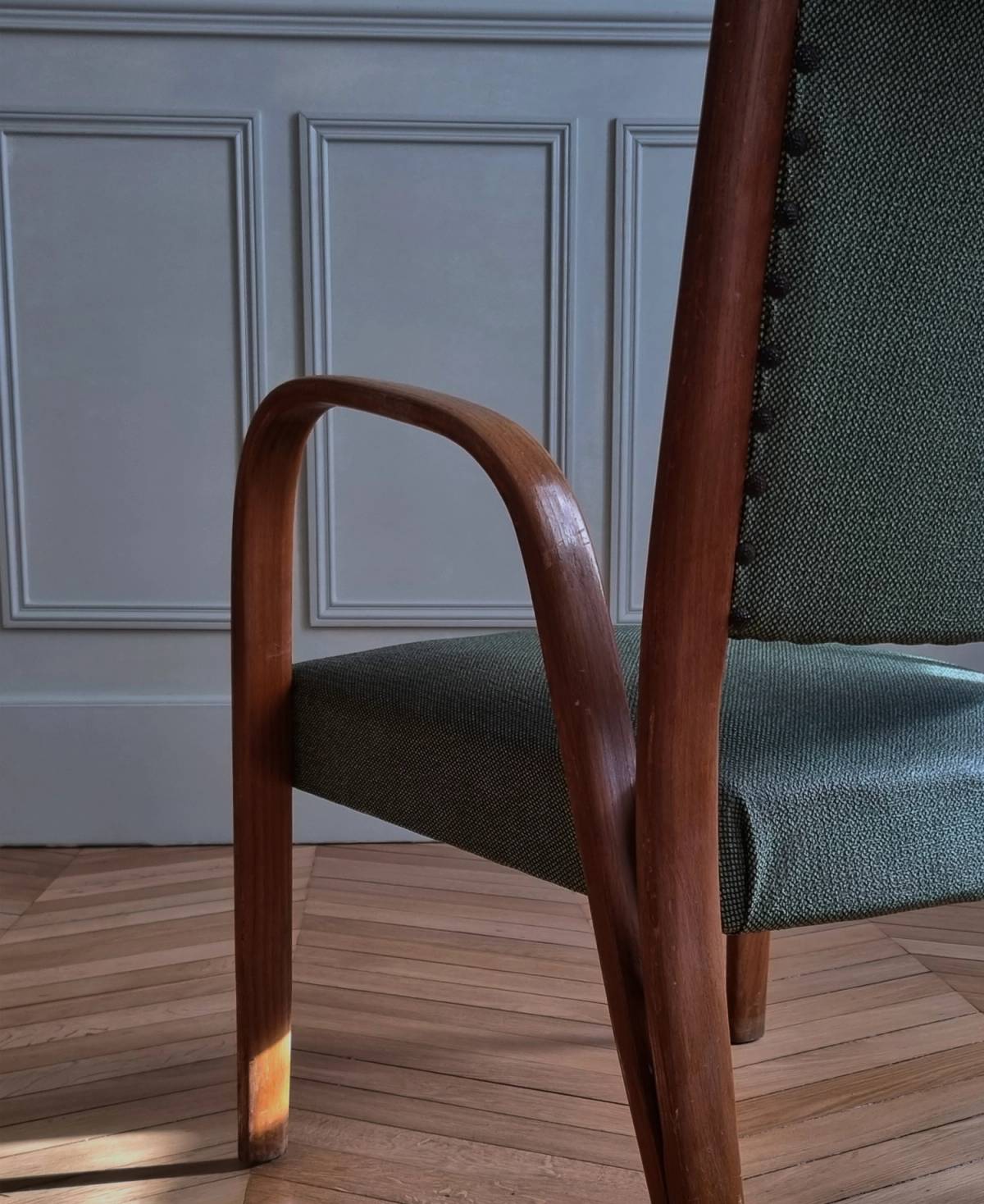 Bow Woods armchair by Wilhem Von Bode for Steiner, view 7