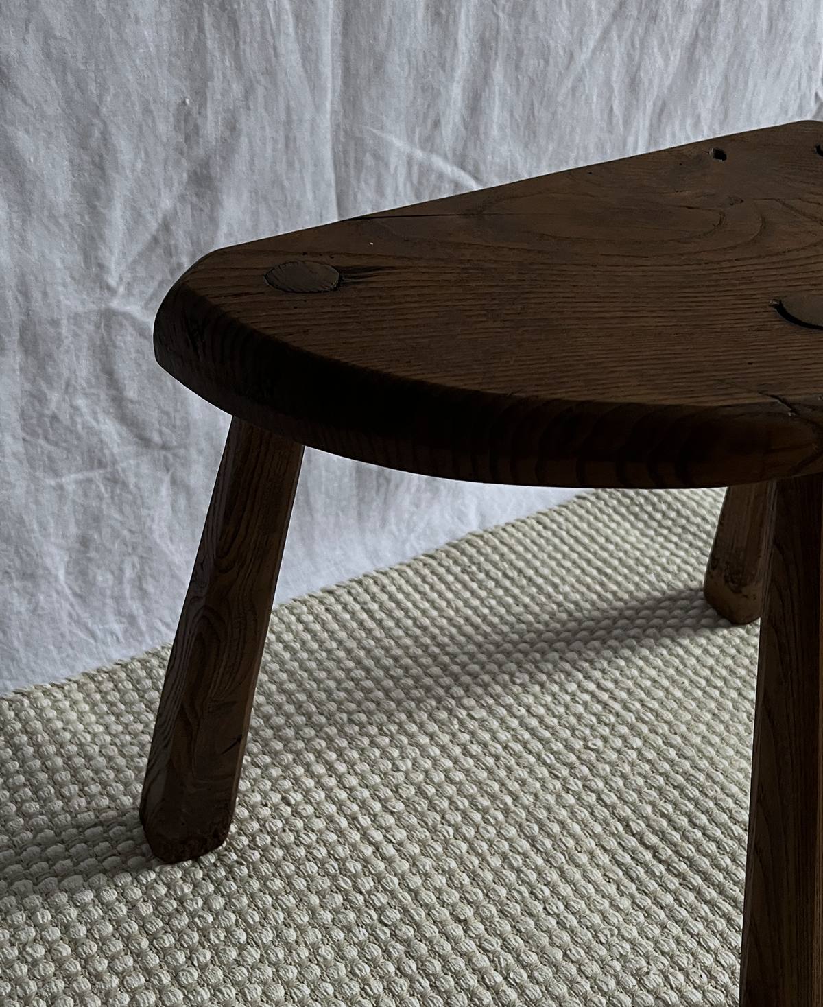Brutalist Milking stool, view 4