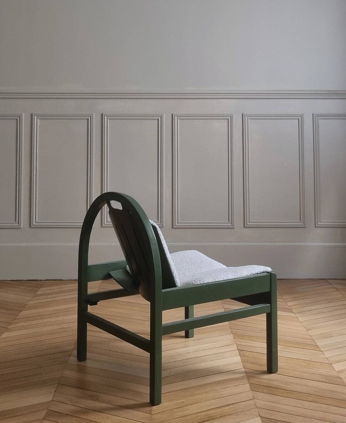 Pair of green Baumann chairs, view 2