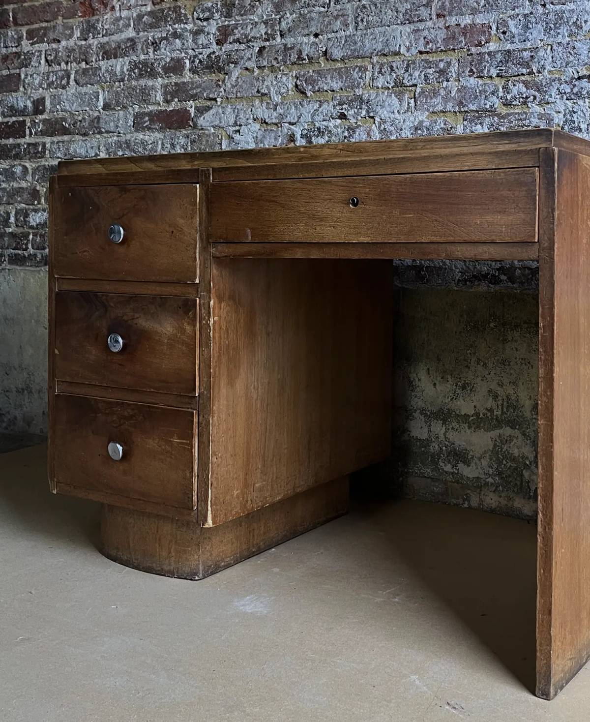 Wooden desk, view 2