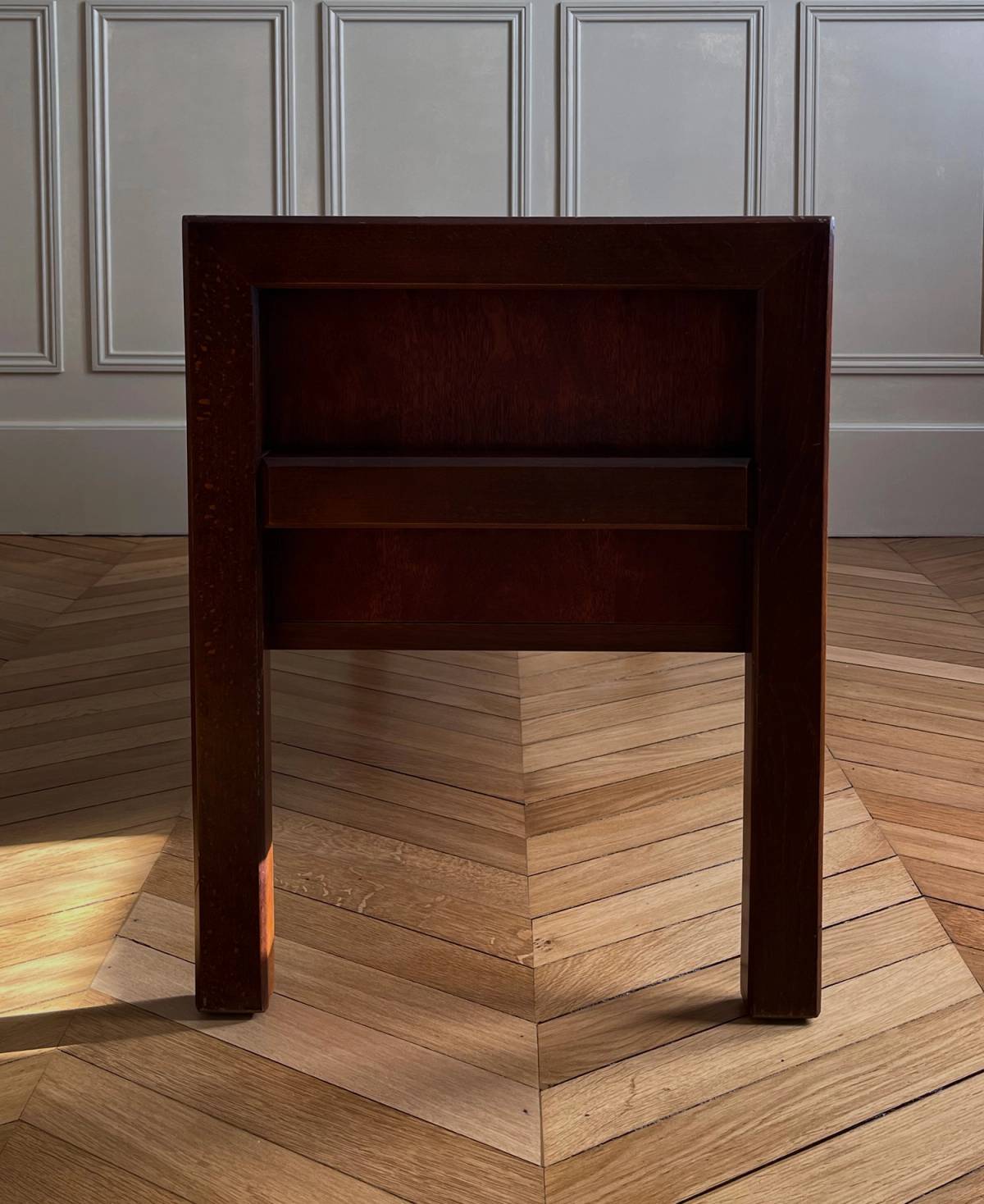Modernist wood cabinet, view 9
